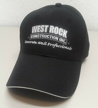 Trucker, Industrial, Baseball Cap West Rock Construction hat Concrete Wa... - $21.03