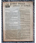 Penny Weekly FAMILY HERALD LIBRARY OF FICTION No.53-Vol. II November 3, ... - $170.87 MXN