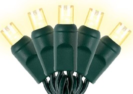 Warm White Led Christmas Lights – 25Ft 50 Counts Christmas Lights Outdoo... - $43.79 CAD