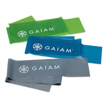 Gaiam Restore Strength and Flexibility Resistance Band Kit Set - 3 Levels of Res - £20.49 GBP