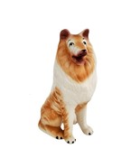 Vintage Collie Dog Lassie Ceramic Figurine Medium Size  10&quot; Tall Home Decor - £22.13 GBP