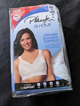 Playtex 18 Heure Soutien-Gorge 42DDD Blanc sans Armature Épaule Confort ... - $18.69