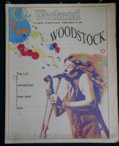 WOODSTOCK WEEKEND NEWSPAPER SUPPLEMENT VINTAGE 1989 - $34.99