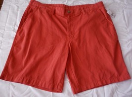 Simply Styled Men&#39;s Flat Front Shorts Burnt Orange Size 38 New W Tags - £11.31 GBP