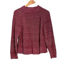 Old Navy Cotton Shaker Stitch Sweater Womens Size XL Heathered Orchid Ma... - $15.84