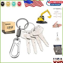 Heavy Equipment Ignition Keys - 4 Pack for Komatsu, Dressta, Sakai with ... - $280.49 MXN