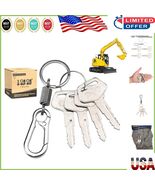 Heavy Equipment Ignition Keys - 4 Pack for Komatsu, Dressta, Sakai with ... - $21.25 CAD