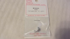 HO Scale Tony Sleeping It Off Figure White Metal #3040 Scale Structures ... - $15.00