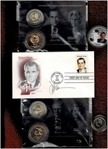  WATERGATE SCANDLE/PRESIDENT &amp; SPOUSE-NIXON &amp; FORD/ JOHN DEAN -AUTOGRAPH... - £47.95 GBP