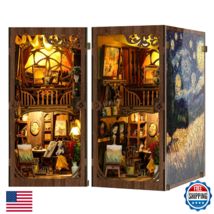Book Nook Kit for Adults - DIY Miniature House with LED Lights - Adult B... - $74.86