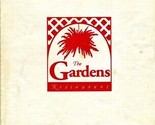 The Gardens Restaurant Dinner Menu Chattanooga Choo Choo Hotel Tennessee - £13.93 GBP
