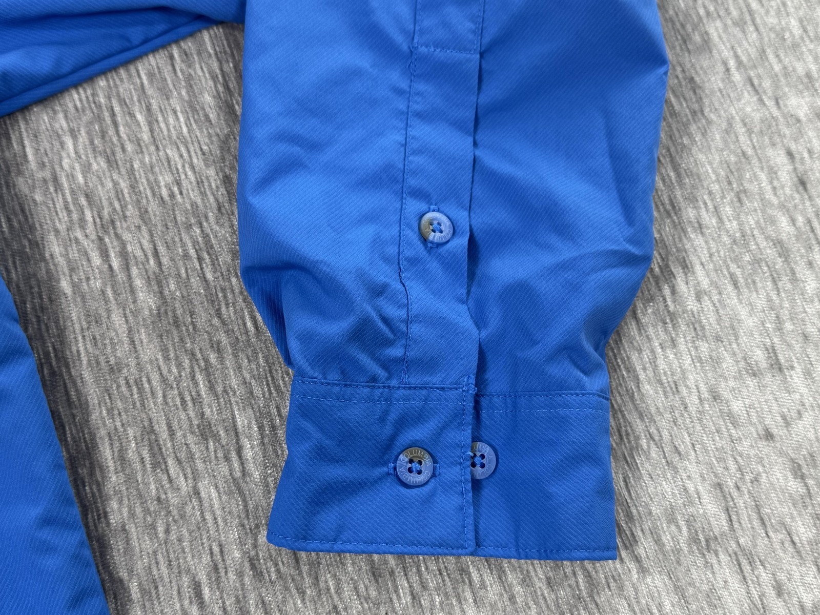 Columbia PFG Shirt Mens Large Blue Long Sleeve Omni-Freeze Zero Fishing Vented Item image 4