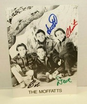 Vintage The Moffatts Signed Press Release Photo Black &amp; White 7&quot;X5&quot; Coun... - $32.67