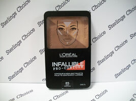 Two L'Oreal Infallible Pro Contour Contour &amp; Highlight Palette #815 Deep... - $6.92