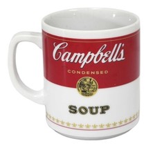 Vintage 80s Campbell&#39;s Condensed Soup Coffee Mug Genuine Corning Porcelain Cup - £6.88 GBP
