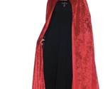 ￼ Erwachsene Lang Gesamtlänge 55” Zoll Samt Kapuze Kostüm Umhang Cape Ro... - £11.97 GBP