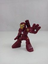 Marvel Super Hero Squad Iron Man Modern Maroon  Gold Armor w/Guns on Back. - $4.94