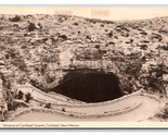 Entrée Pour Carlsbad Cavernes Carlsbad Neuf Mexico NM Unp Wb Carte Posta... - $5.65