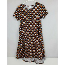 LuLaRoe T-Shirt Dress With Pocket Hi-Low Multi-Color X&#39;s Design Rare Siz... - £8.42 GBP