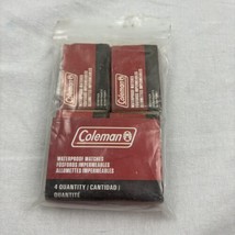 Coleman Waterproof Matches Camping Outdoor Emergency Pack of 4 Boxes 40 ... - £7.89 GBP