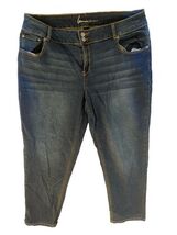 Lane Bryant Women&#39;s Tapered Stretch Jeans Medium Wash Size 20 - €16,27 EUR