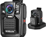 Boblov Hd66/D7 2K 1440P Body Worn Camera Ip67 Waterproof And Anti-Fall, Two - $168.99