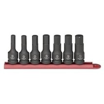 GearWrench 7 Piece 1/2 Inch Drive Hex Bit Impact SAE Socket Set - $2,815.46 MXN