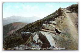 MT Washington Carrozza Strada Vicino Summit Bianco Montagne Nh Unp DB Cartolina - £3.47 GBP