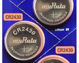 Murata CR2430 Battery DL2430 ECR2430 3V Lithium Coin Cell (10 Batteries) - $4.99+