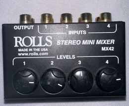 Rolls MX42 Stereo Mini Mixer - £27.24 GBP