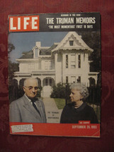 LIFE magazine September 26 1955 Harry Truman Washington Bill Mauldin - £9.29 GBP