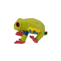 Wild Republic Red Eyed Tree Frog 12&quot; Plush Stuffed Beanbag Animal Toy 2012 - £7.75 GBP