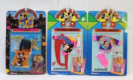 Lot of 3 Vintage Disney Mickey Mouse &amp; Pals 1986 Shillman 11-1/2&quot; Doll Outfits - £35.41 GBP
