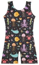 DANSHOW Girls Gymnastics Leotard Shiny Biketard XS Size - $5.45