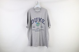 Vintage Mens XL 2005 NCAA Golf Champs Duke University T-Shirt Heather Gray - £27.65 GBP