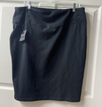 Forever 21 Womens Plus Size 3X Black Pull on Pencil Skirt Stretch - £10.15 GBP