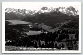 Idaho RPPC Beautiful Redfish Lakes And Sawtooth Mts Photo Postcard V21 - £10.18 GBP