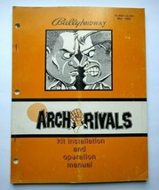 Arch Rivals Arcade MANUAL 1989 Service Operations With Schematics Vintage - £17.86 GBP