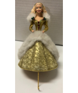 Hallmark 1995 Happy Holidays Barbie Christmas Stocking Hanger Holder - $13.56 CAD