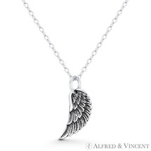 Guardian Angel Protection Charm 925 Sterling Silver Eagle Bird Wing Luck Pendant - £11.38 GBP+