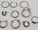 *B9) Mixed Lot of 9 Piece Junk Drawer Jewelry Sterling Silver Earrings Ring - €21,38 EUR