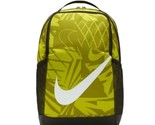 Nike Brasilia Boy&#39;s (Kids) Black/Bright Cactus/White 18L Backpack (DV614... - $33.65