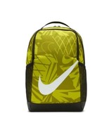 Nike Brasilia Boy&#39;s (Kids) Black/Bright Cactus/White 18L Backpack (DV614... - $33.65