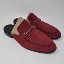 International Concepts Womens Mules Sz 11.5 M Blaze suede Burgundy Slip ... - £24.58 GBP