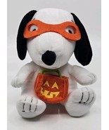 Snoopy Hallmark Plush Pumpkin Charlie Brown Fall Decor Stuffed Animal Ch... - €8,46 EUR
