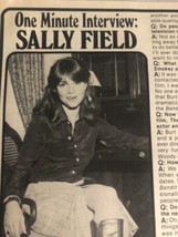 Vintage Sally Field Magazine Article One Page 1970s One Minute Interview - $7.91