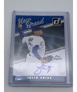 Julio Urias 2017 Panini Donruss New Breed Autograph NB-JU Dodgers  - $40.60 CAD