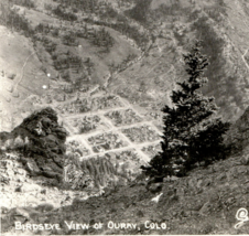 Ouray Telluride Colorado Birds Eye Aerial View Of Town RPPC Real Photo Postcard - £12.53 GBP