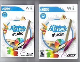 Nintendo Wii UDraw Studio video Game Complete (disc Case and Manual) - £11.34 GBP