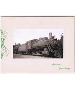 Postcard Christmas Photo RPPC Train 418 - $3.42